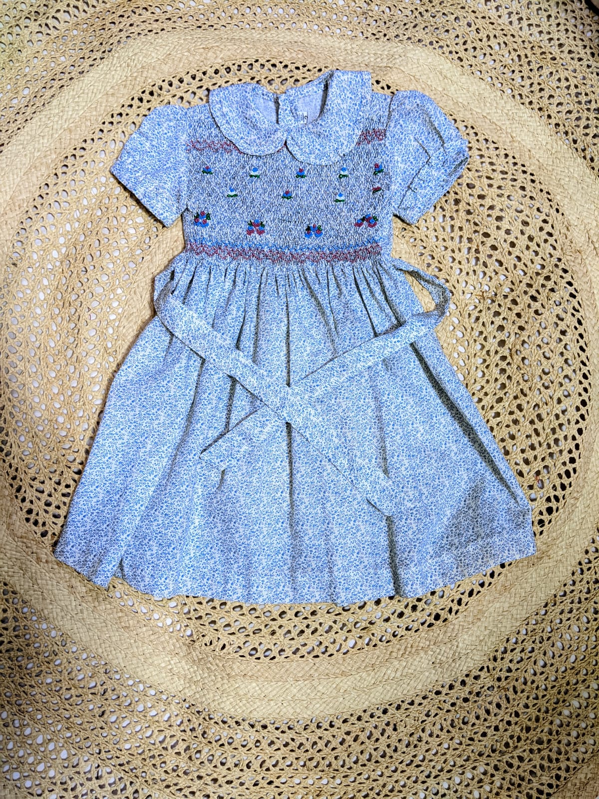 Gasy k'arts — Robe smocké fillette