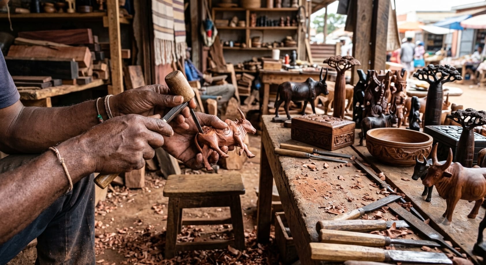 Handcrafted goods from Madagascar